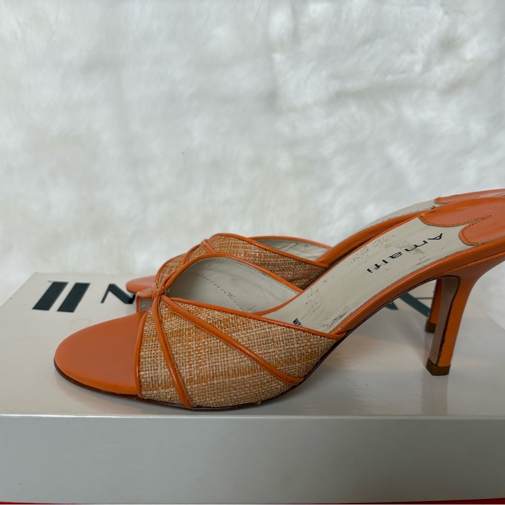 Amalfi Orange and Tan Women's Heels
